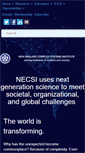 Mobile Screenshot of necsi.edu